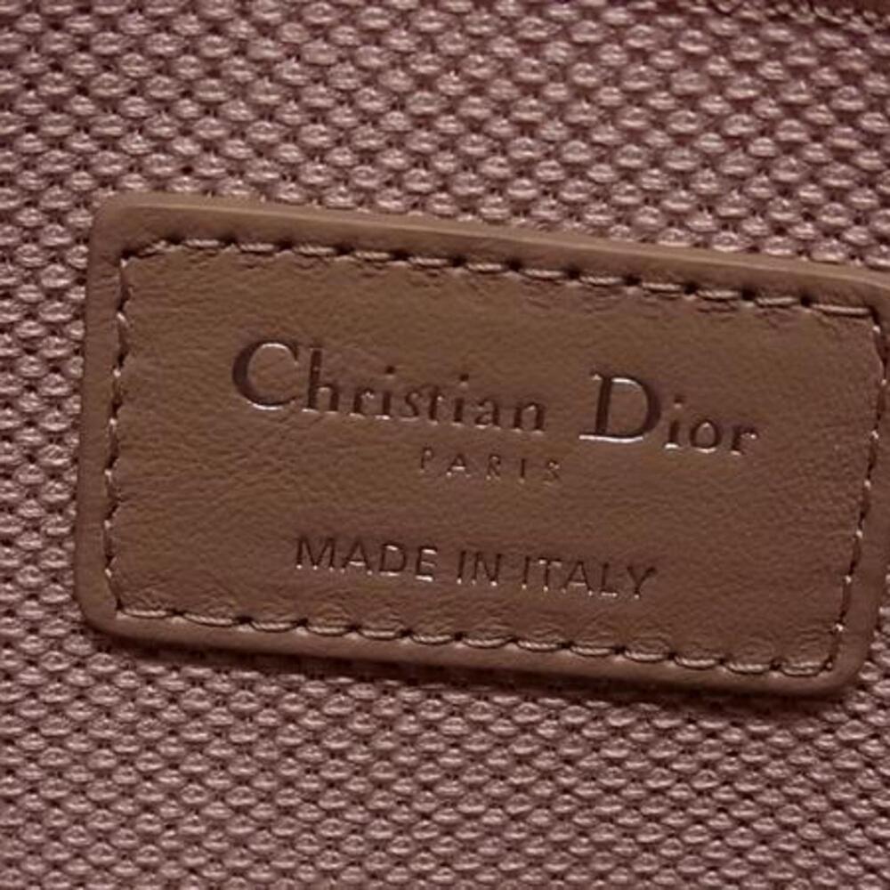 CHRISTIAN DIOR Pink Canvas Shoulder Bag - Picture 2 of 6